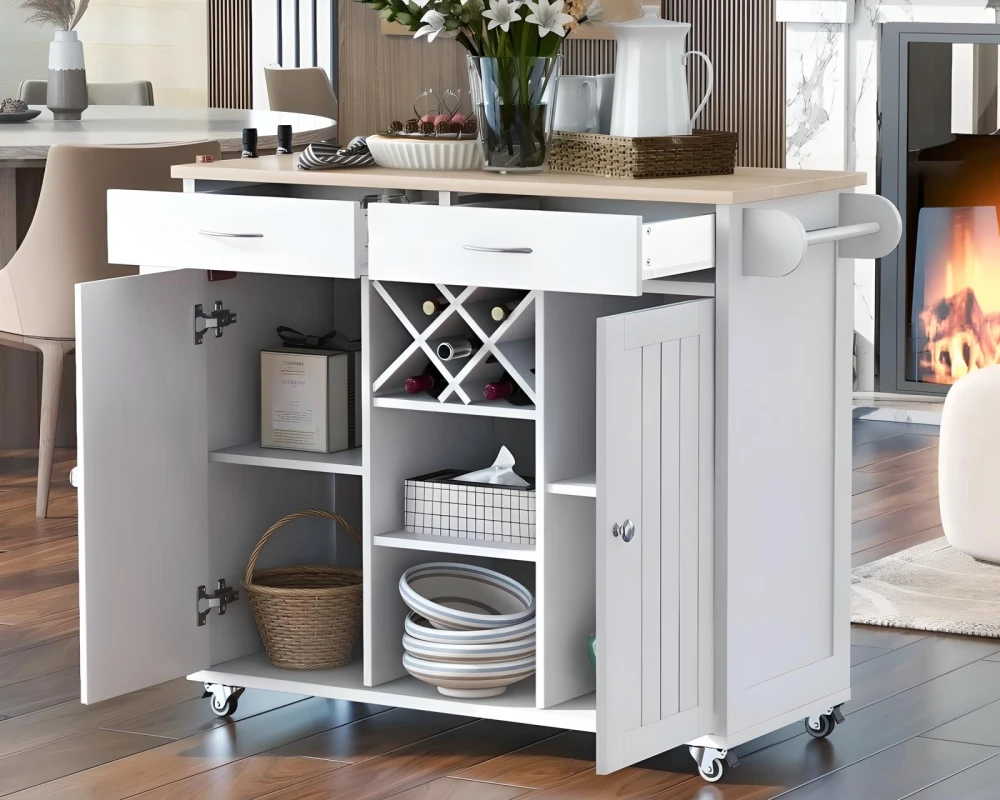 small kitchen island cart